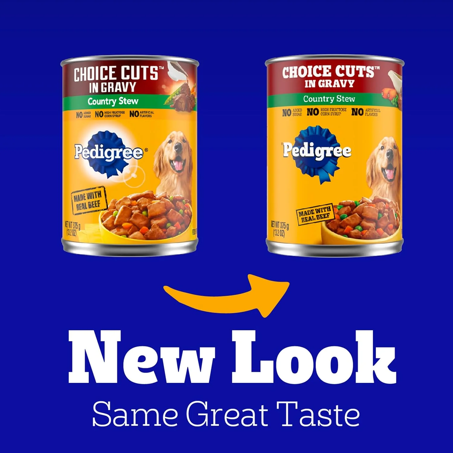 Pedigree Choice Cuts in Gravy Adult Canned Soft Wet Dog Food, Country Stew, 13.2 oz. Cans (12 Count, Pack of 1) - Image 3