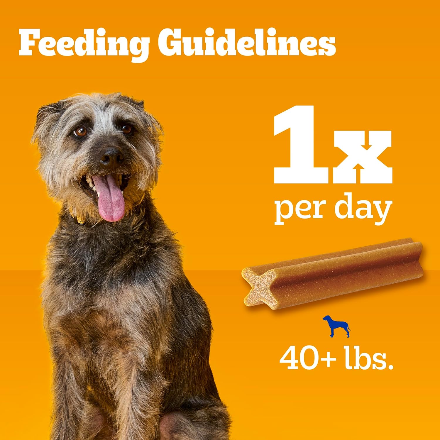 Pedigree Dentastix Large Breed Dog Treats, Original Flavor, 1.66 lb. Bag (32 Treats) - Image 8
