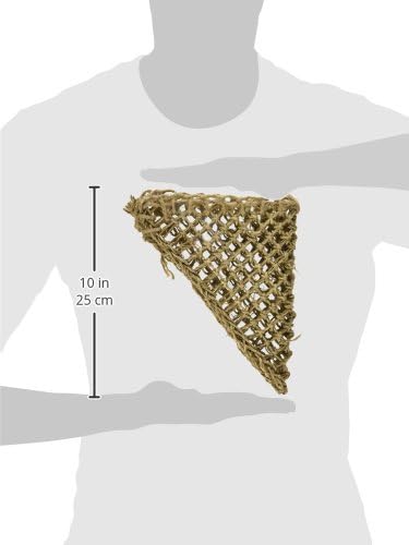 PENN-PLAX Reptology Lizard Lounger Corner Triangle – 100% Natural Seagrass Fiber – Great for Bearded Dragons, Anoles, Geckos, Iguanas, and Other Reptiles - Image 8