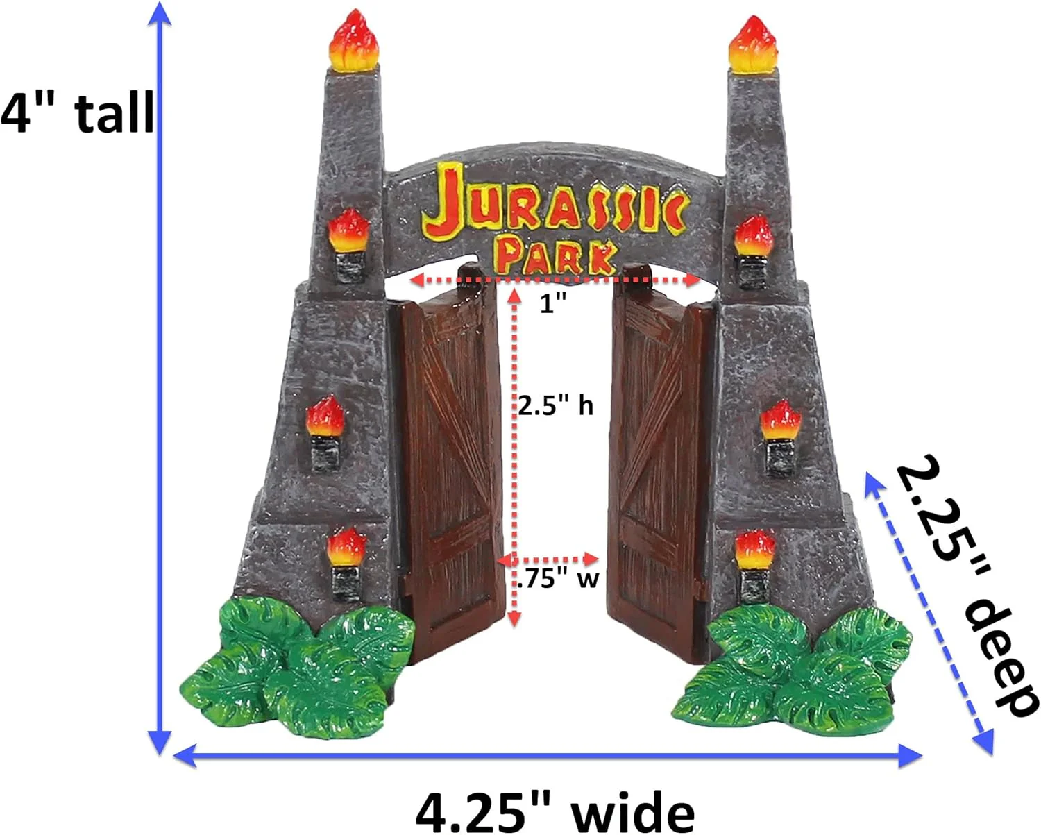PennPlax Officially Licensed Universal Studios Jurassic Park Gate Decor - Image 3