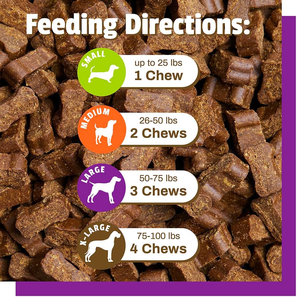 Pet Naturals Daily Probiotic for Dogs, 120M CFUs - Pre and Probiotics for Dogs Digestive Health, Gut Health, Immune Support, Diarrhea, Allergies and Itching - 60 Chews, Duck Flavor - Image 7