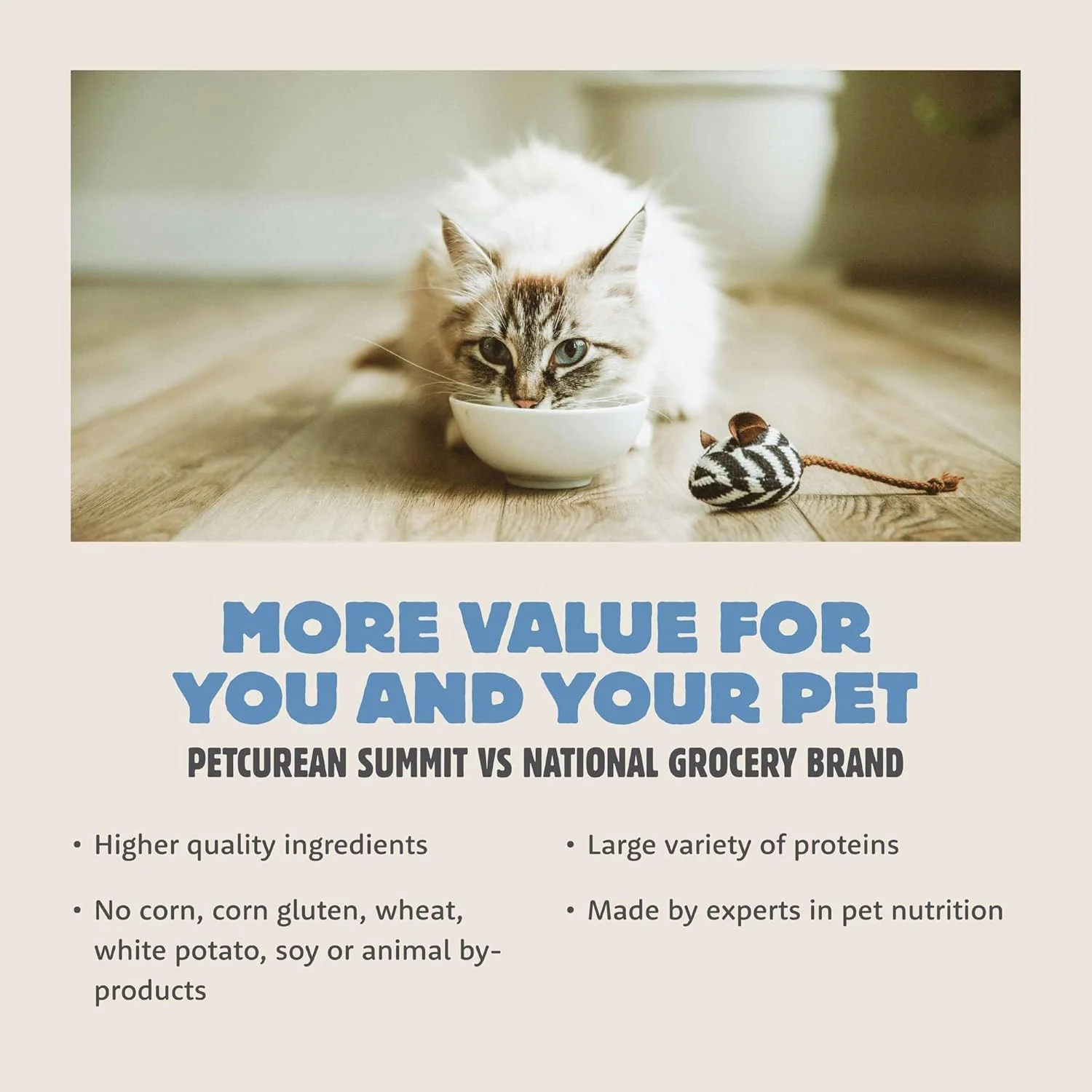 Petcurean Summit Range Rotisserie, Dry Cat Food, Chicken Meal and Turkey Meal Adult Recipe with Grains, 12 lb Bag - Image 5