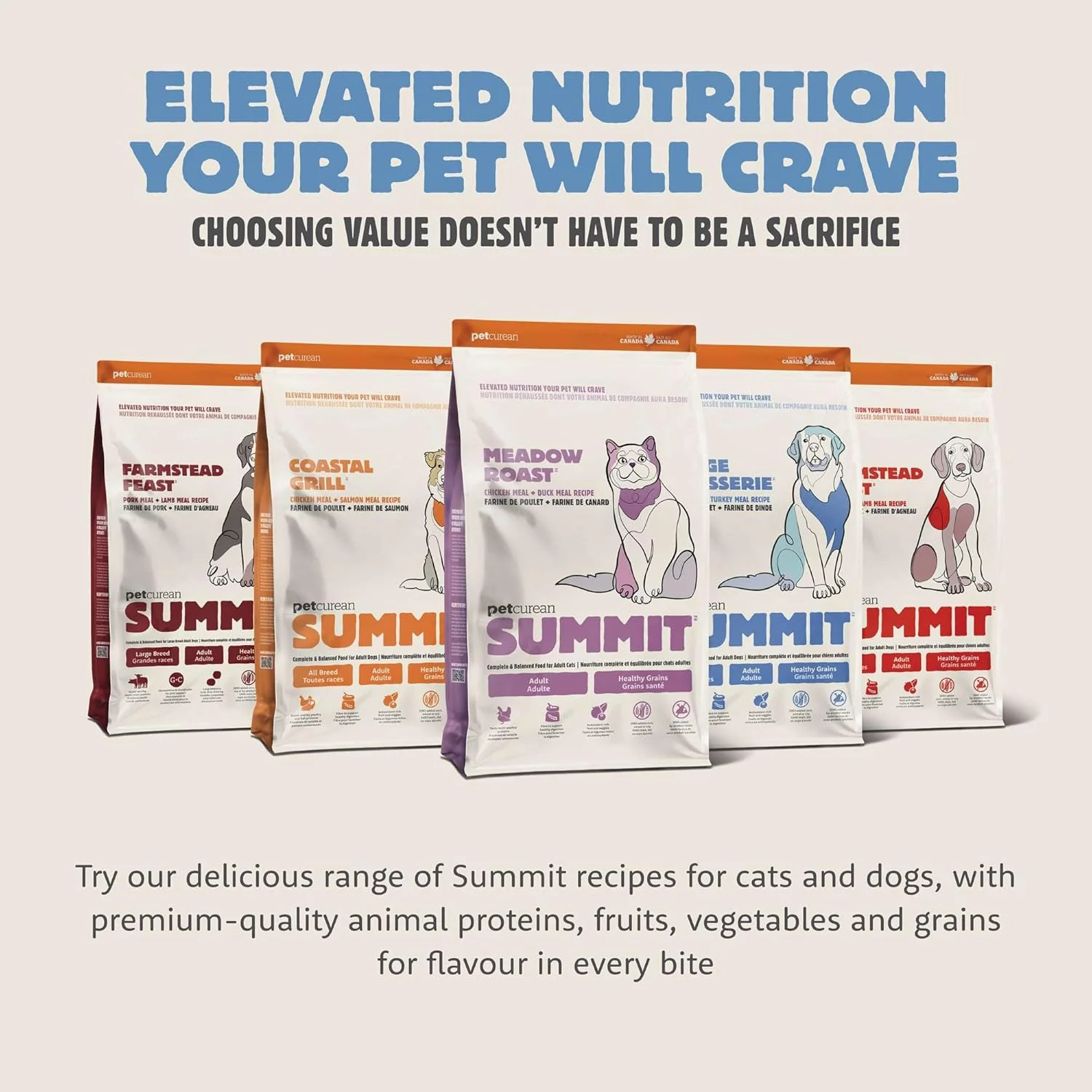 Petcurean Summit Range Rotisserie, Dry Cat Food, Chicken Meal and Turkey Meal Adult Recipe with Grains, 12 lb Bag - Image 8