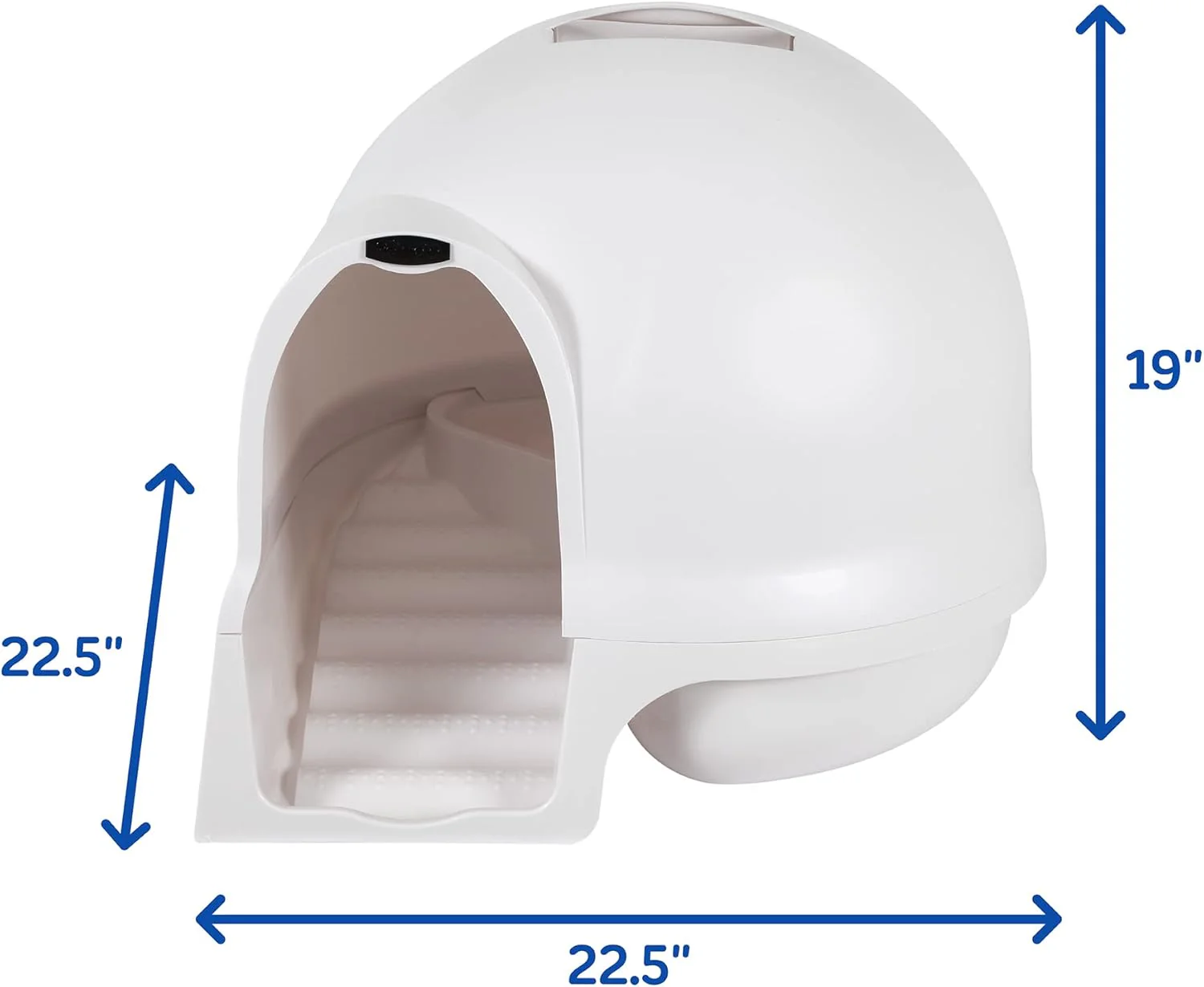 Petmate Booda Clean Step Cat Litter Box Dome (Made in the USA with 95% Recycled Materials) - Image 3