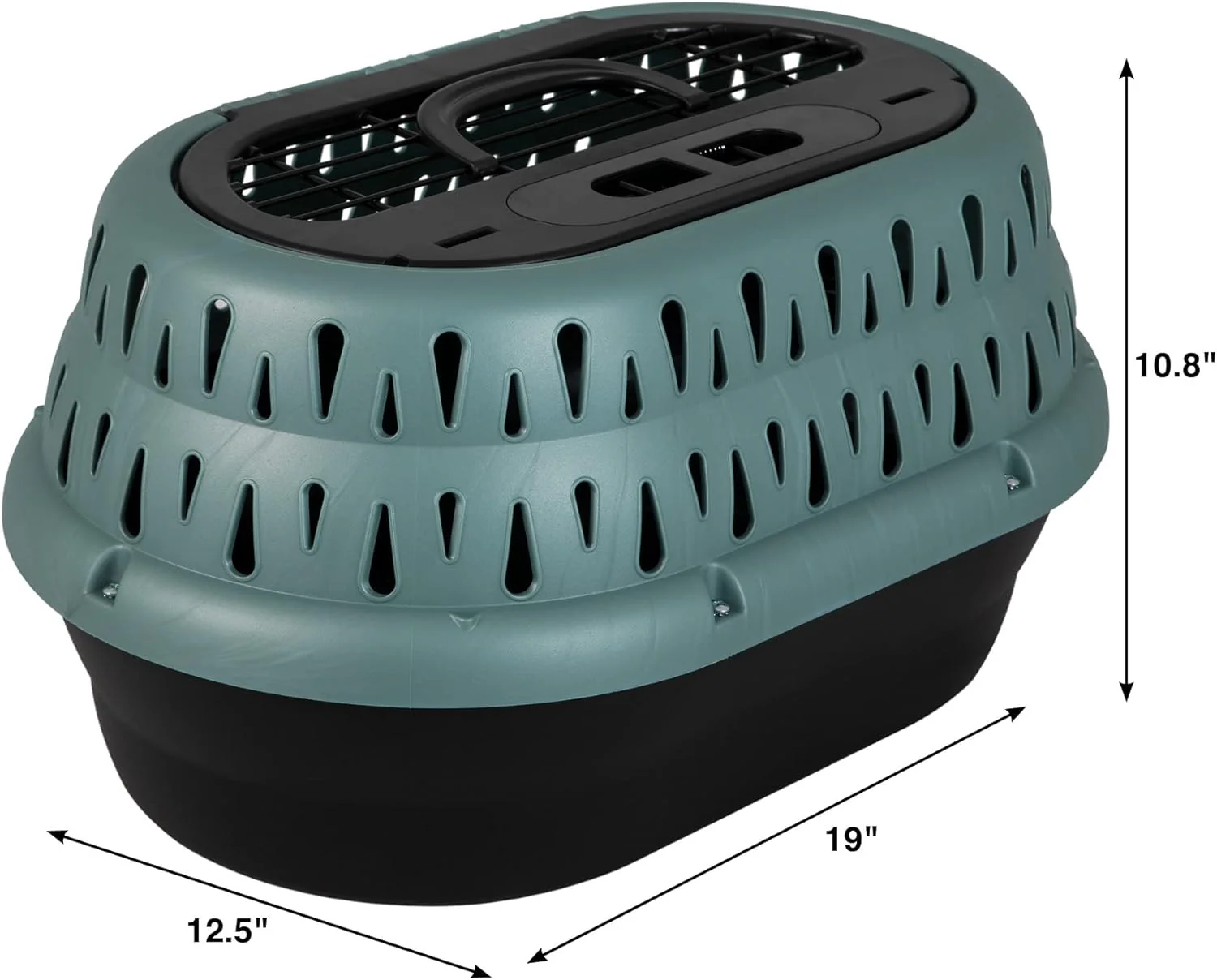 Petmate Dog Crates for Small Dogs & Cat Carriers, One-Door Plastic Pet Kennel, Front Loading, Made in USA - Image 3