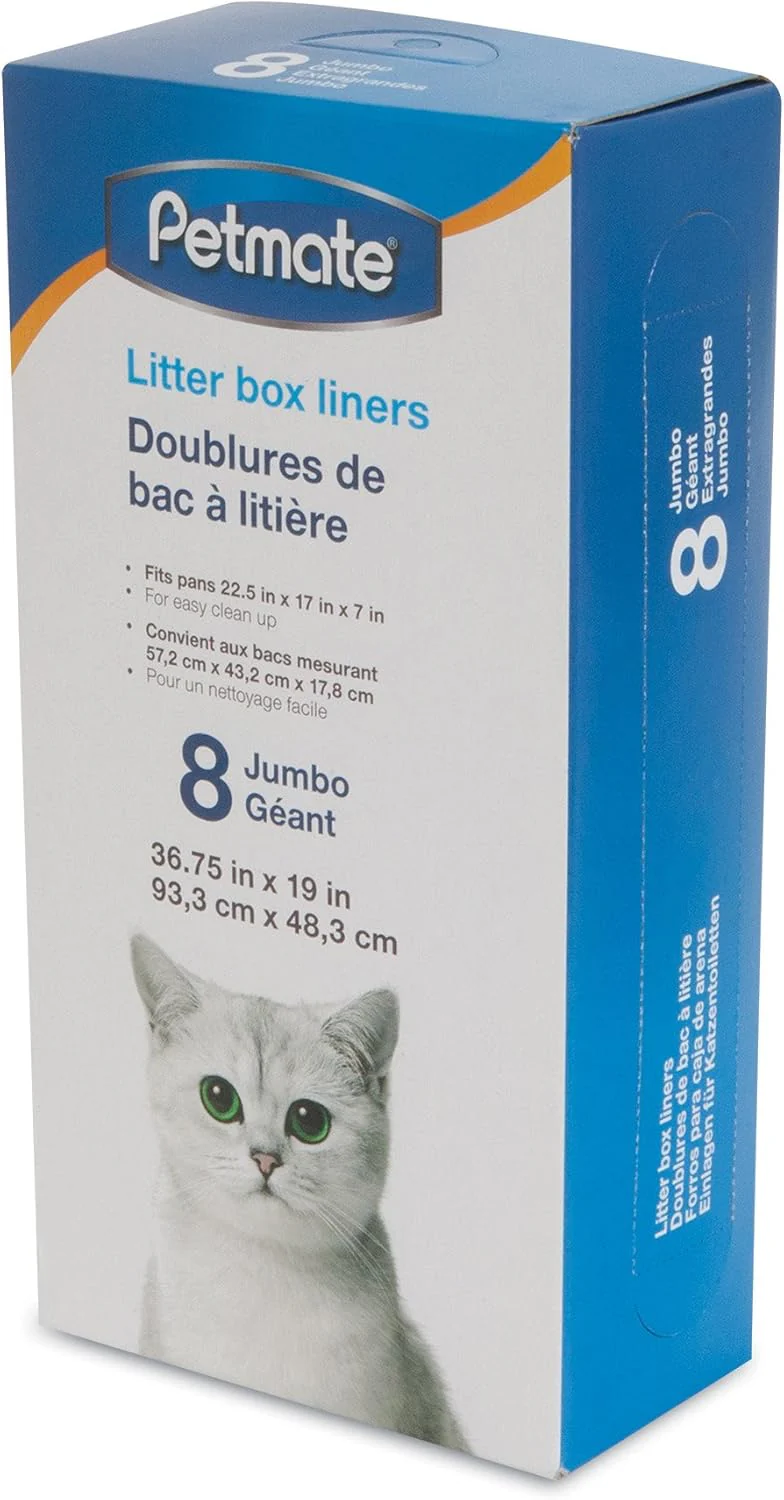 Petmate, Litter Pan Boxed Liners, Jumbo, 8 Pack - Image 2