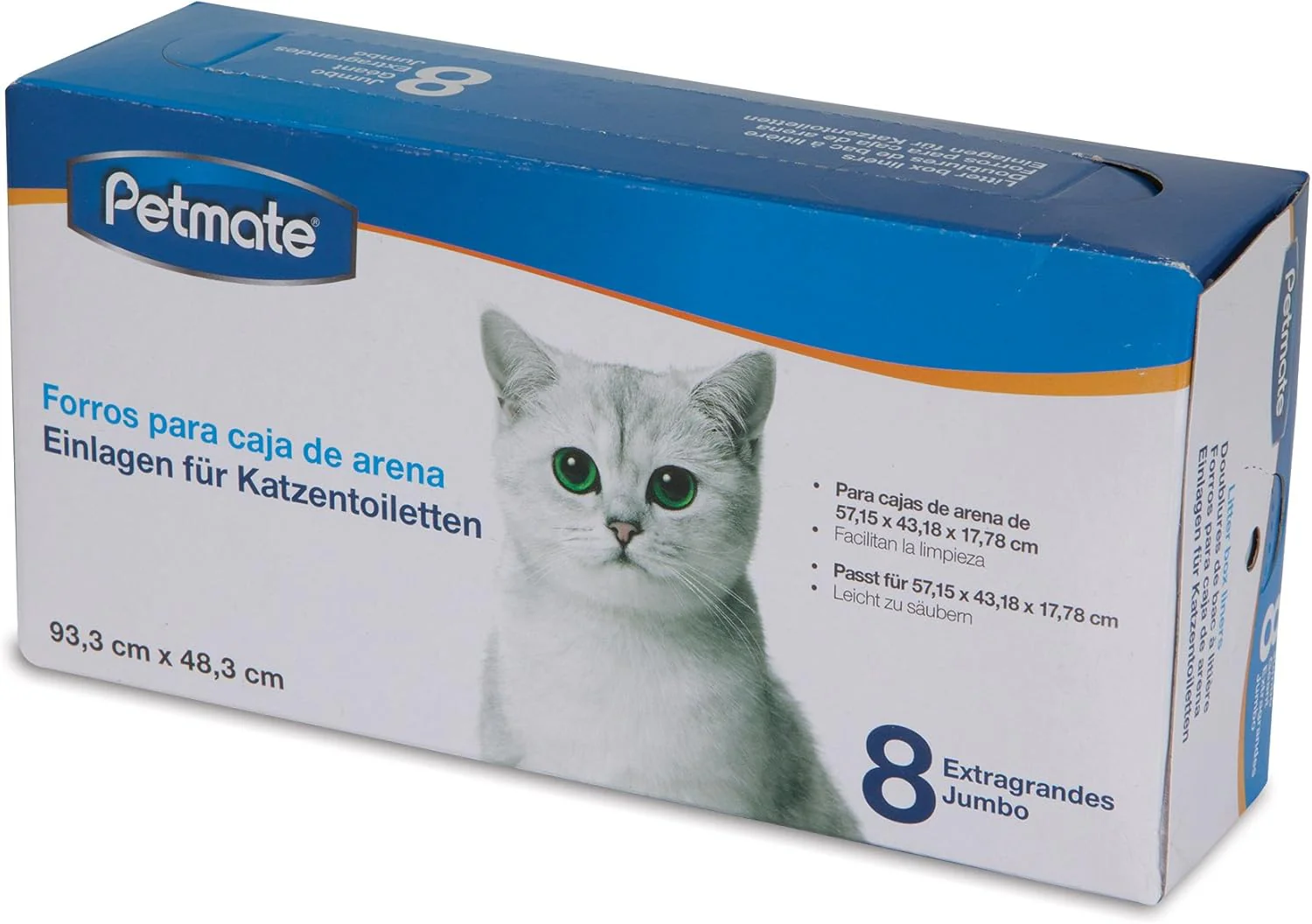 Petmate, Litter Pan Boxed Liners, Jumbo, 8 Pack - Image 3