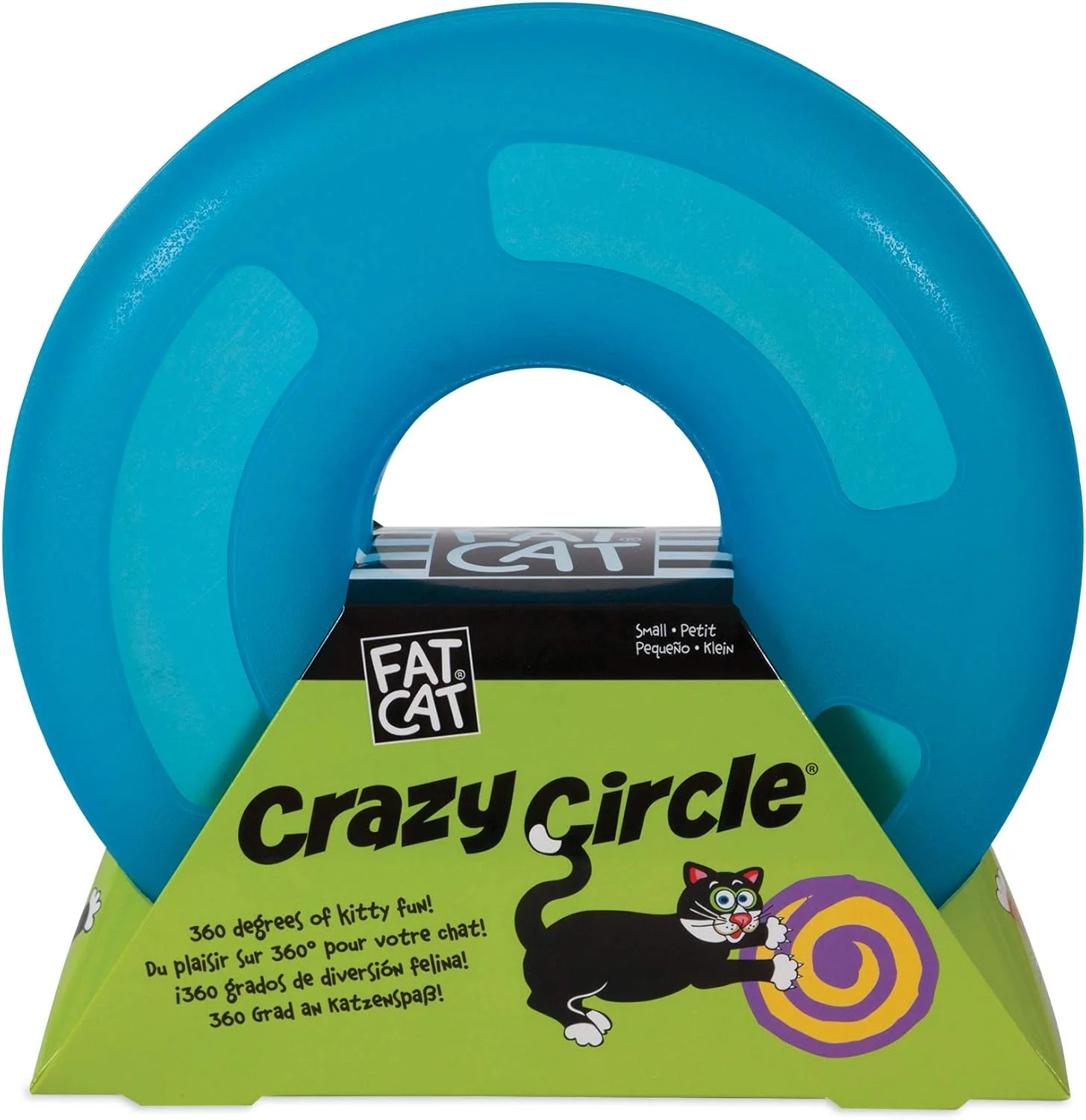 Fat Cat Crazy Circle with Catnip Ball Interactive Cat Toy - Image 2