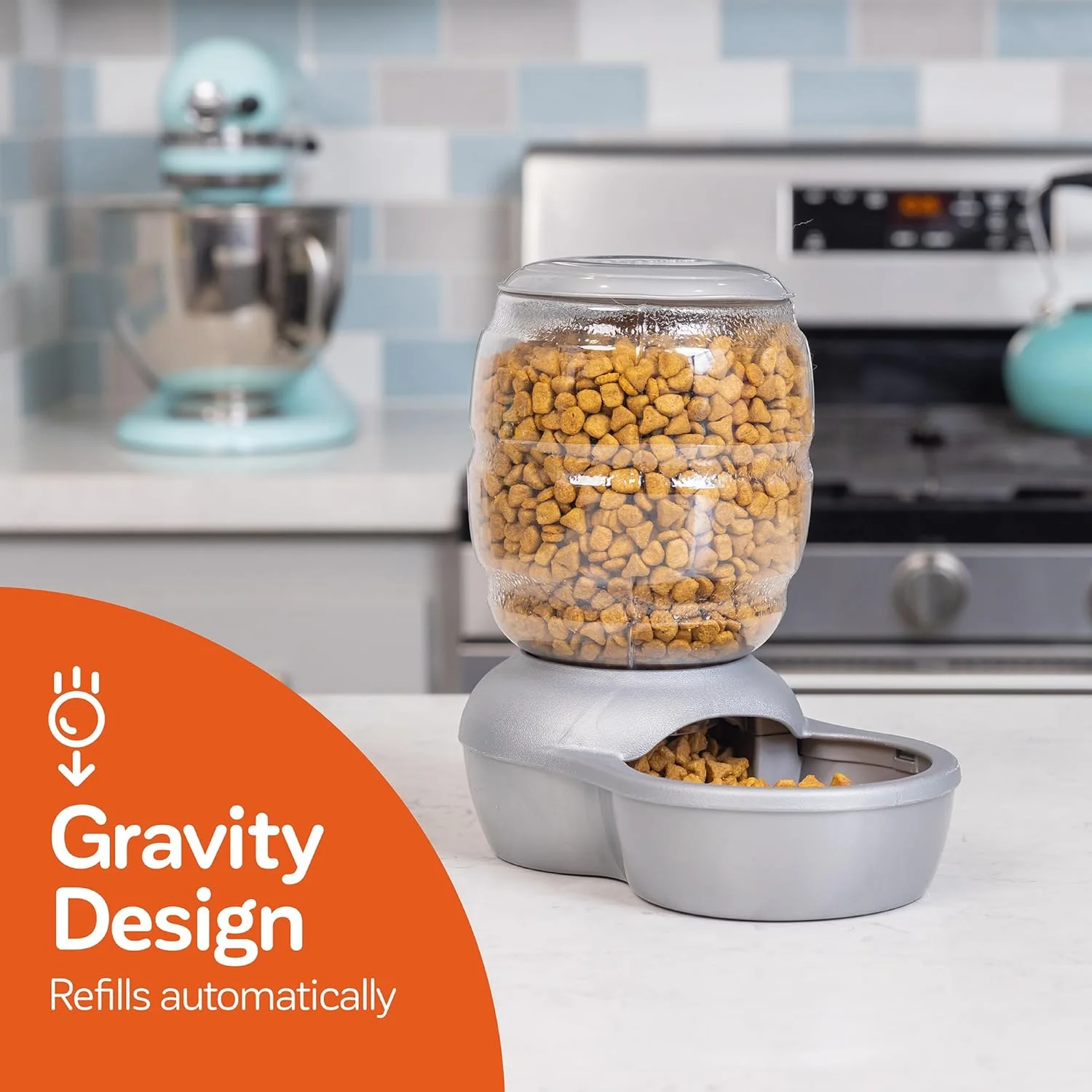Petmate Replendish Feeder with Automatic Cat and Dog Feeder - Image 3