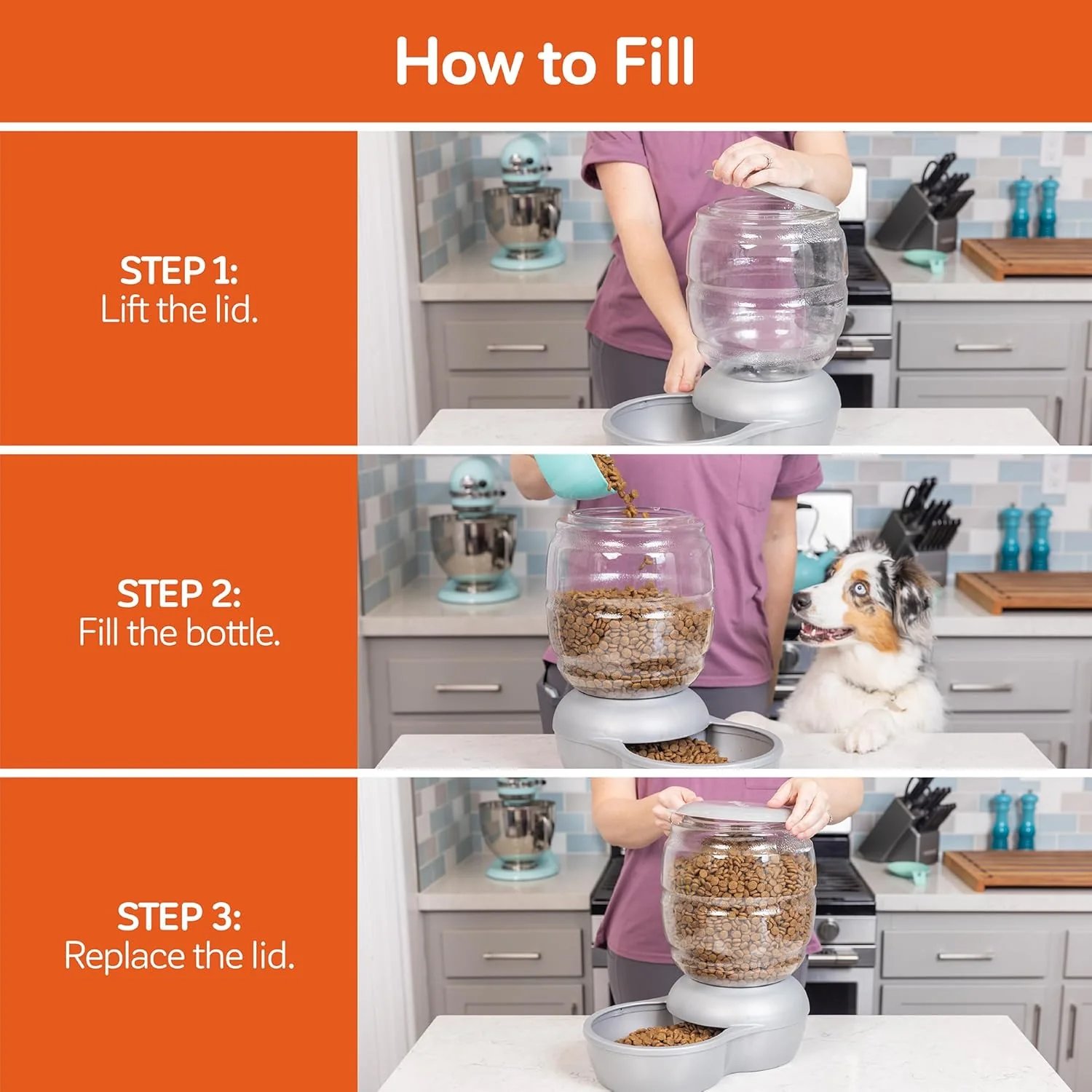Petmate Replendish Feeder with Automatic Cat and Dog Feeder - Image 7