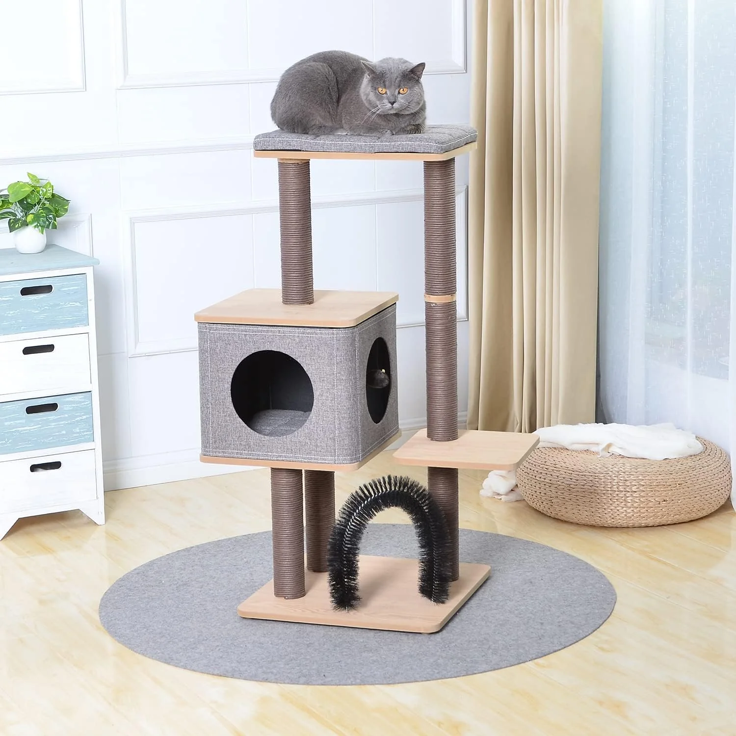 PetPals, Three-Level Elevated Cat Tree Condo - Image 2