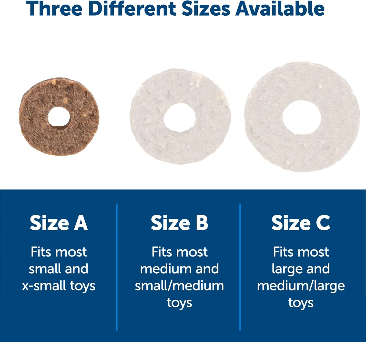 PetSafe® Natural Rawhide Treat Ring Refills , Peanut Butter Flavor, Replacement Treats Busy Buddy Treat Ring Holding Toys - Image 5