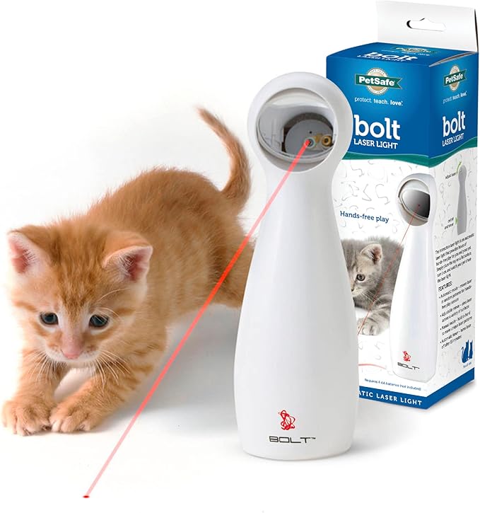 PetSafe Bolt Automatic, Interactive Laser Cat Toy - Adjustable Laser with Random Patterns - Image 3