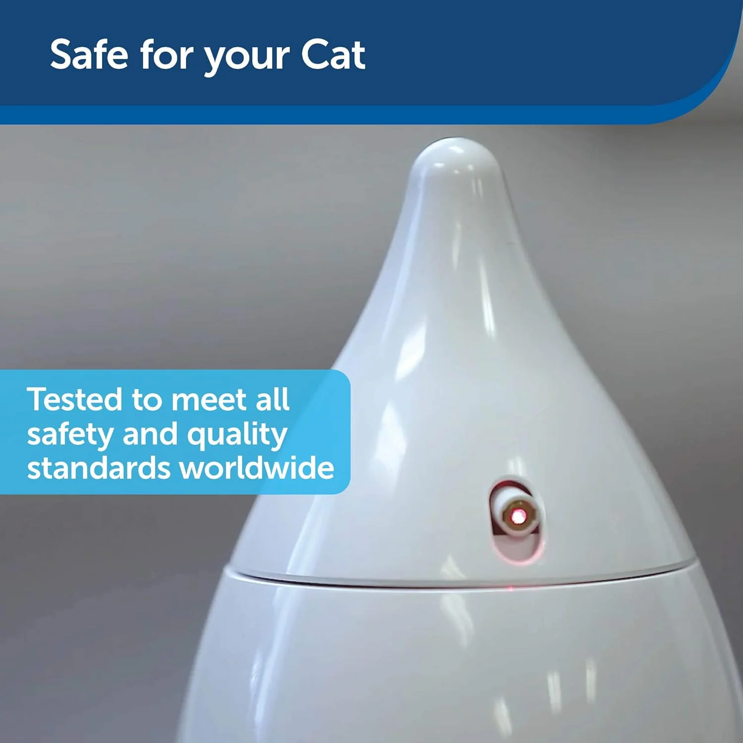 PetSafe Zoom Rotating Laser Cat Toy - Encourages Multi-Cat Play - Dual Red Laser Beams - Motion Toy - Whisper Quiet Operation - Battery Operated - Image 6