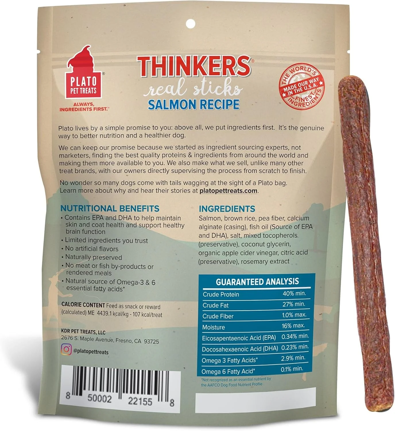 Plato Thinkers Salmon 18oz - Image 2
