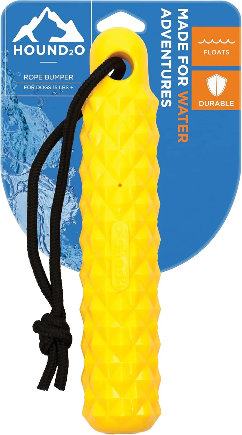 Playology Hound2O Outdoor Dog Toy for Water Adventures Bright Floating Rope Bumper for Throwing and Retrieving | Durable Toy Made from Non-Toxic Materials - Image 6
