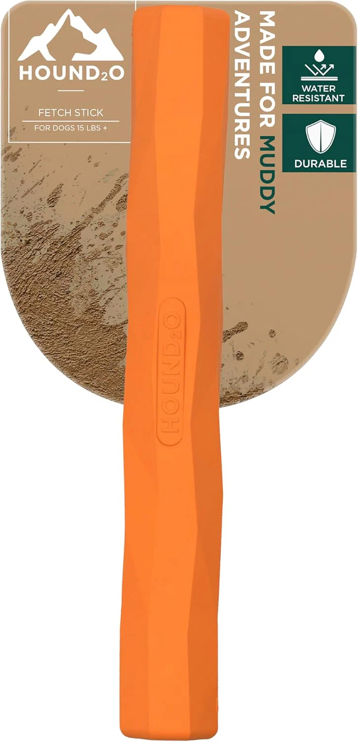 Playology Hound2O Outdoor Dog Toys | Treater Toy Fetch Stick for Dogs | Bright Toy Chew Stick | Easy to Clean, & Made from Non-Toxic Rubber Materials - Image 6