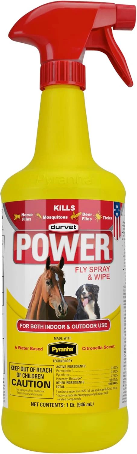 POWER® Fly Spray &amp; Wipe – Citronella Scented Insect Control - Image 2