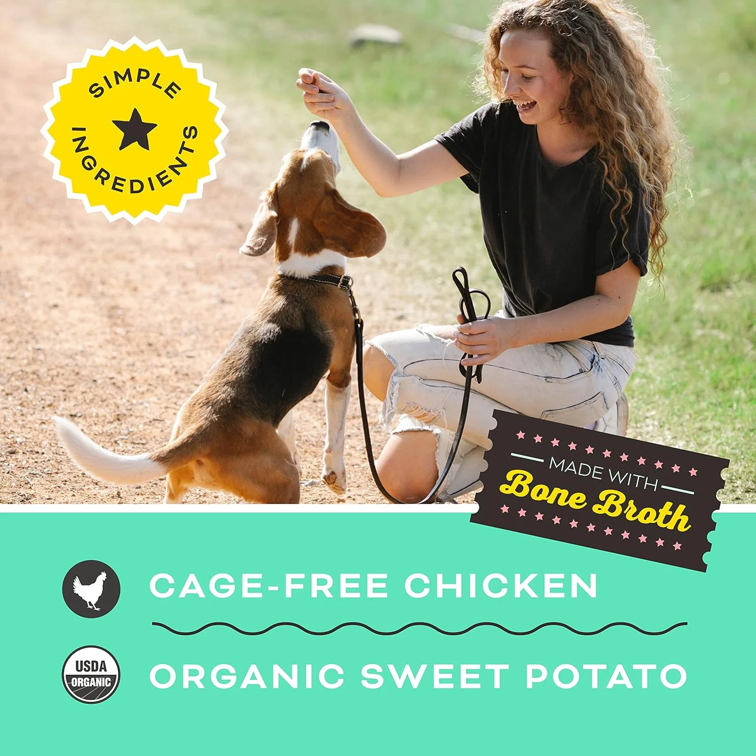 Primal Chicken Jerky Dog Treats Made with Broth, Give Pieces a Chance Training Treat for Dogs - Image 3