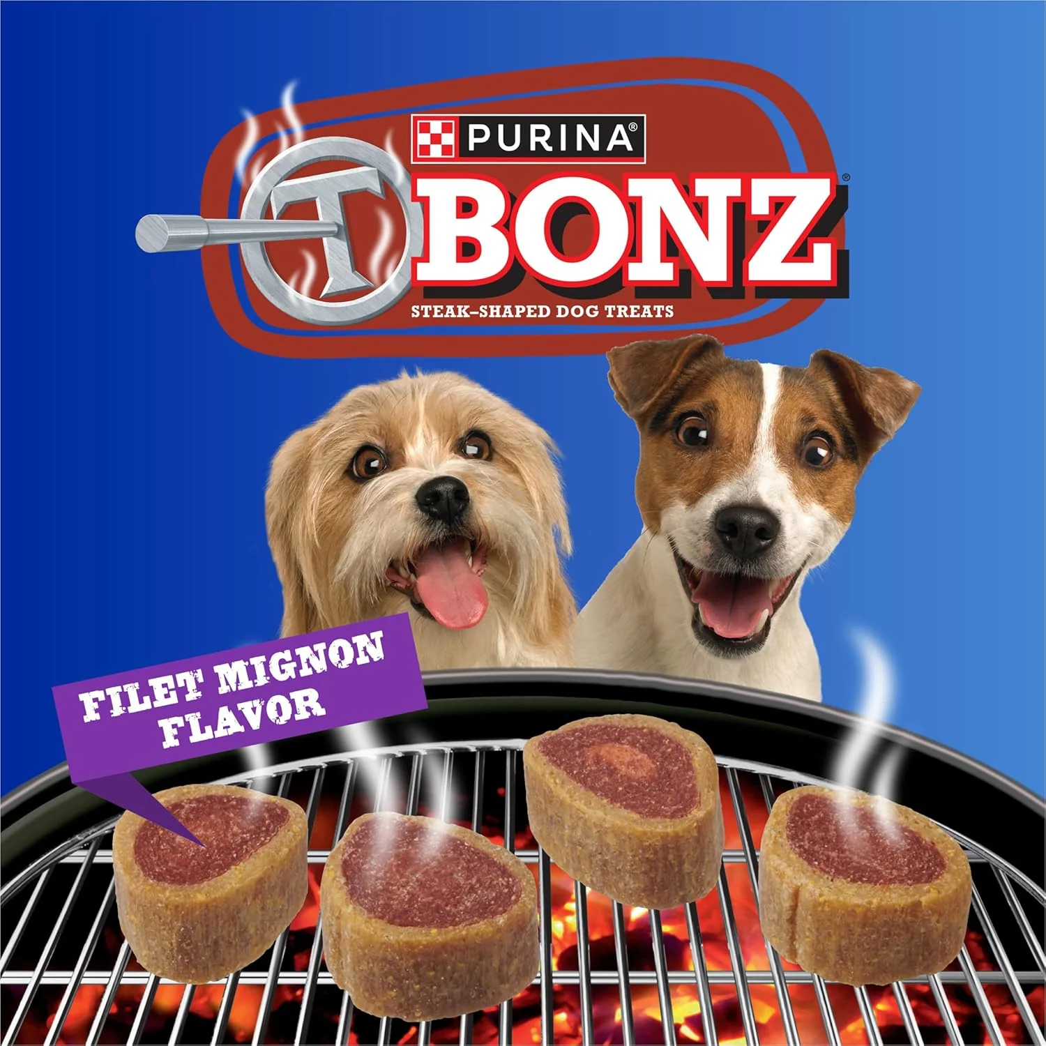Purina T-Bonz Filet Mignon Flavor Steak Shaped Treats for Dogs - Image 2