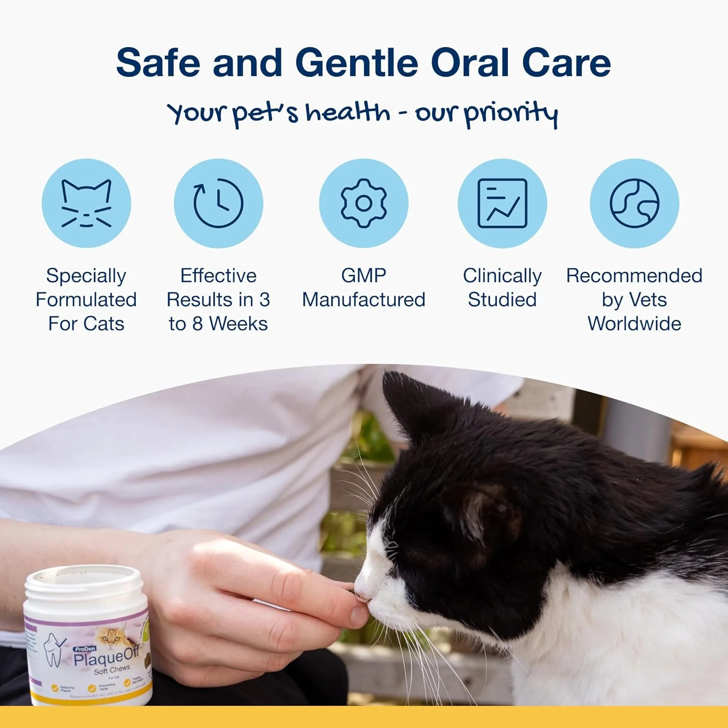 ProDen PlaqueOff Soft Chews with Natural Kelp - for All Breed Cats - Supports Normal, Healthy Teeth, Gums, and Breath Odor in Cats - 45 Soft Chews - Image 3