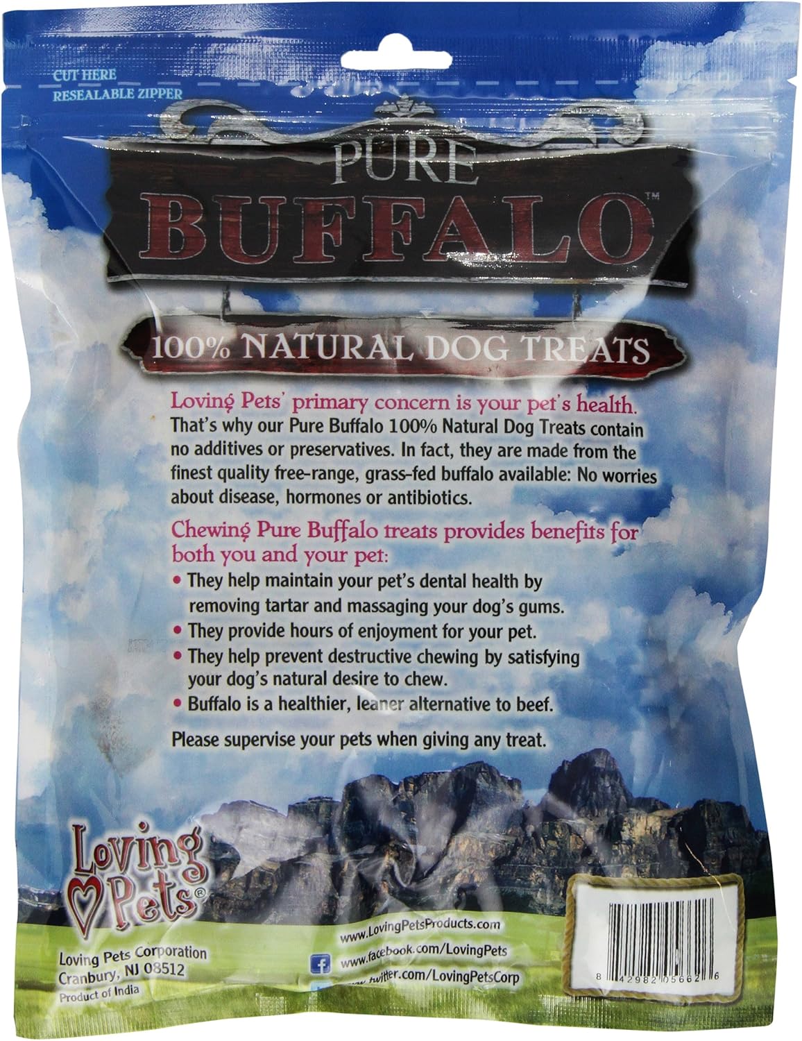 Pure Buffalo Lung Steaks Dog Treats - Image 3