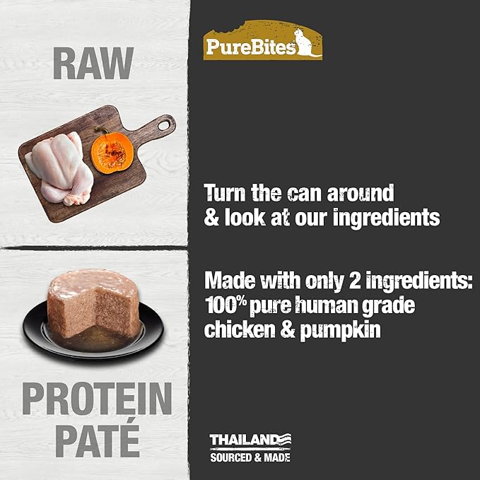 PureBites 100% Pure Chicken & Pumpkin Pate Cat Food Topper Treat - Image 5