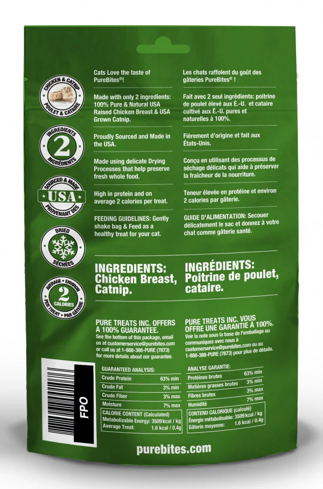 PureBites Chicken Breast & Catnip Freeze Dried Cat Treats - Image 5