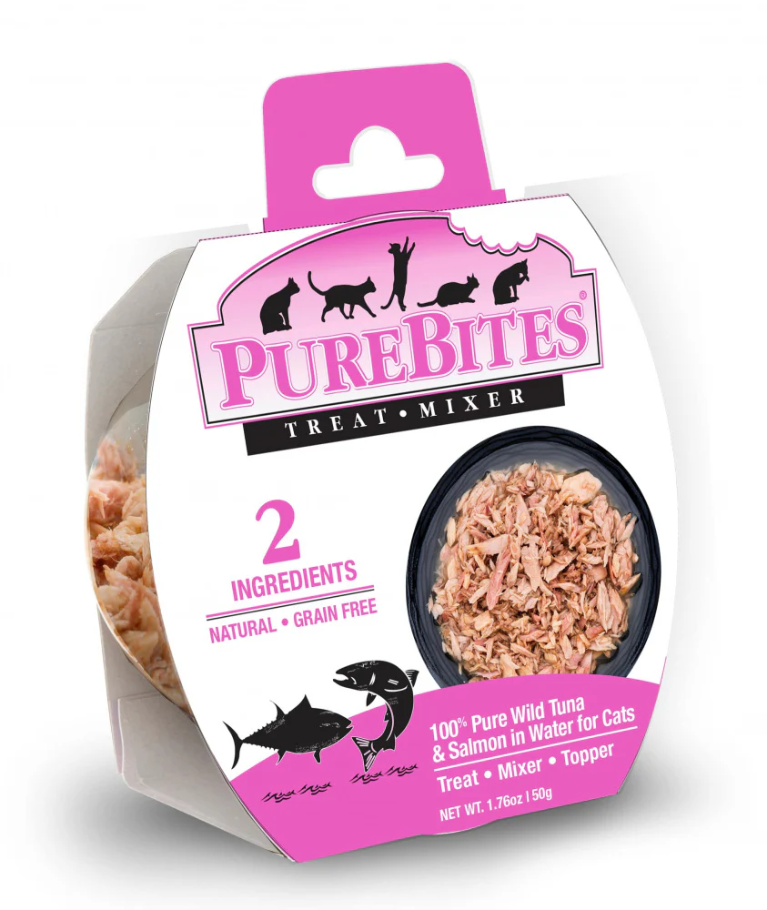 PureBites Tuna & Salmon Mixers for Cats, only 3 Ingredients