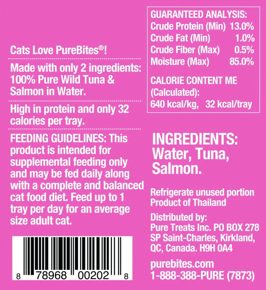 PureBites Tuna & Salmon Mixers for Cats, only 3 Ingredients - Image 6