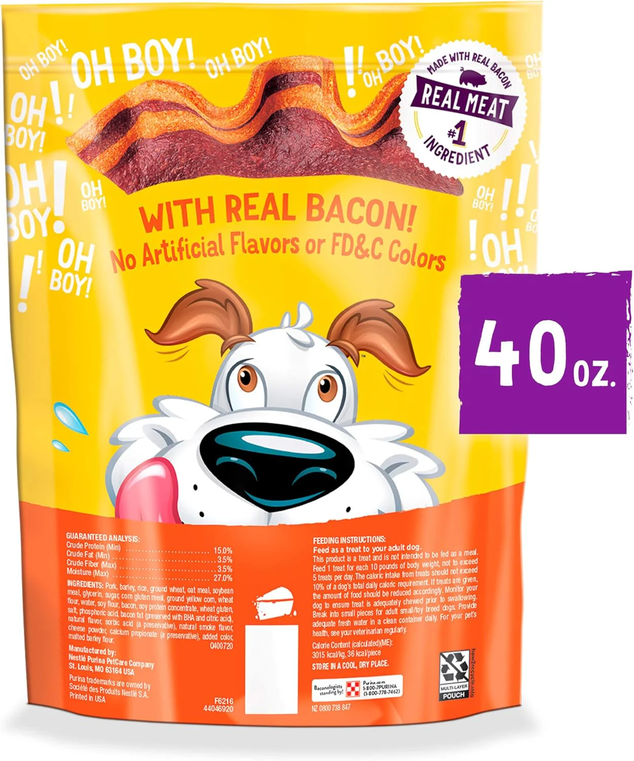 Purina Beggin' Strips With Real Meat Dog Training Treats With Bacon and Cheese Flavors - 40 Ounce (Pack of 1) - Image 6
