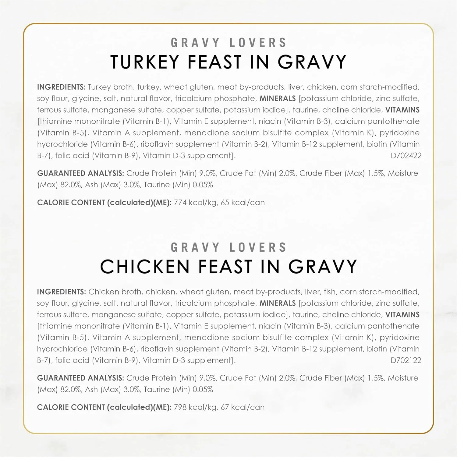 Purina Fancy Feast Gravy Lovers Poultry and Beef Grilled Gourmet Wet Cat Food Variety Pack - (Pack of 24) 3 oz. Cans - Image 6