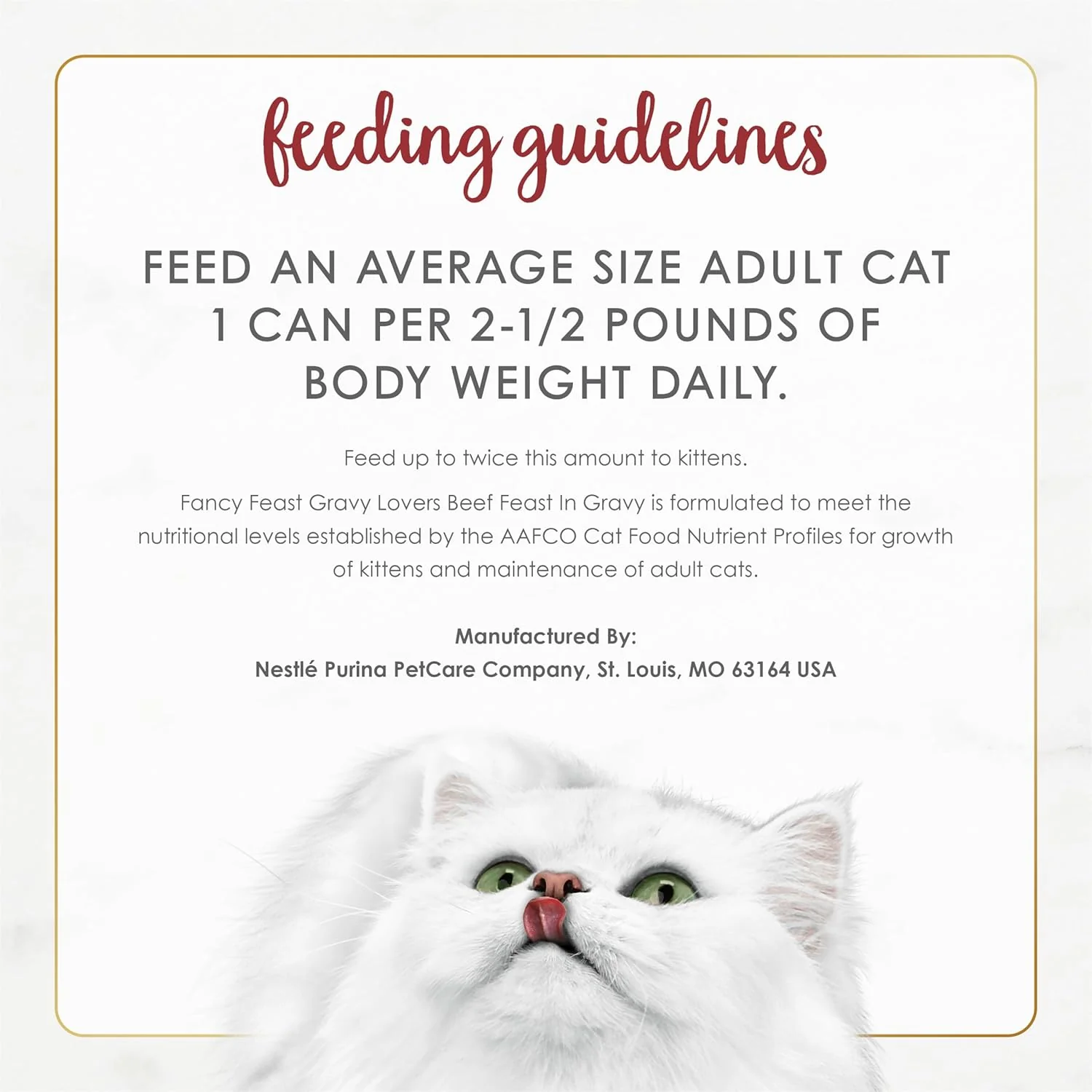 Purina Fancy Feast Gravy Lovers Beef Feast Grilled Gourmet Cat Food in Wet Cat Food Gravy - (Pack of 24) 3 oz. Cans - Image 8