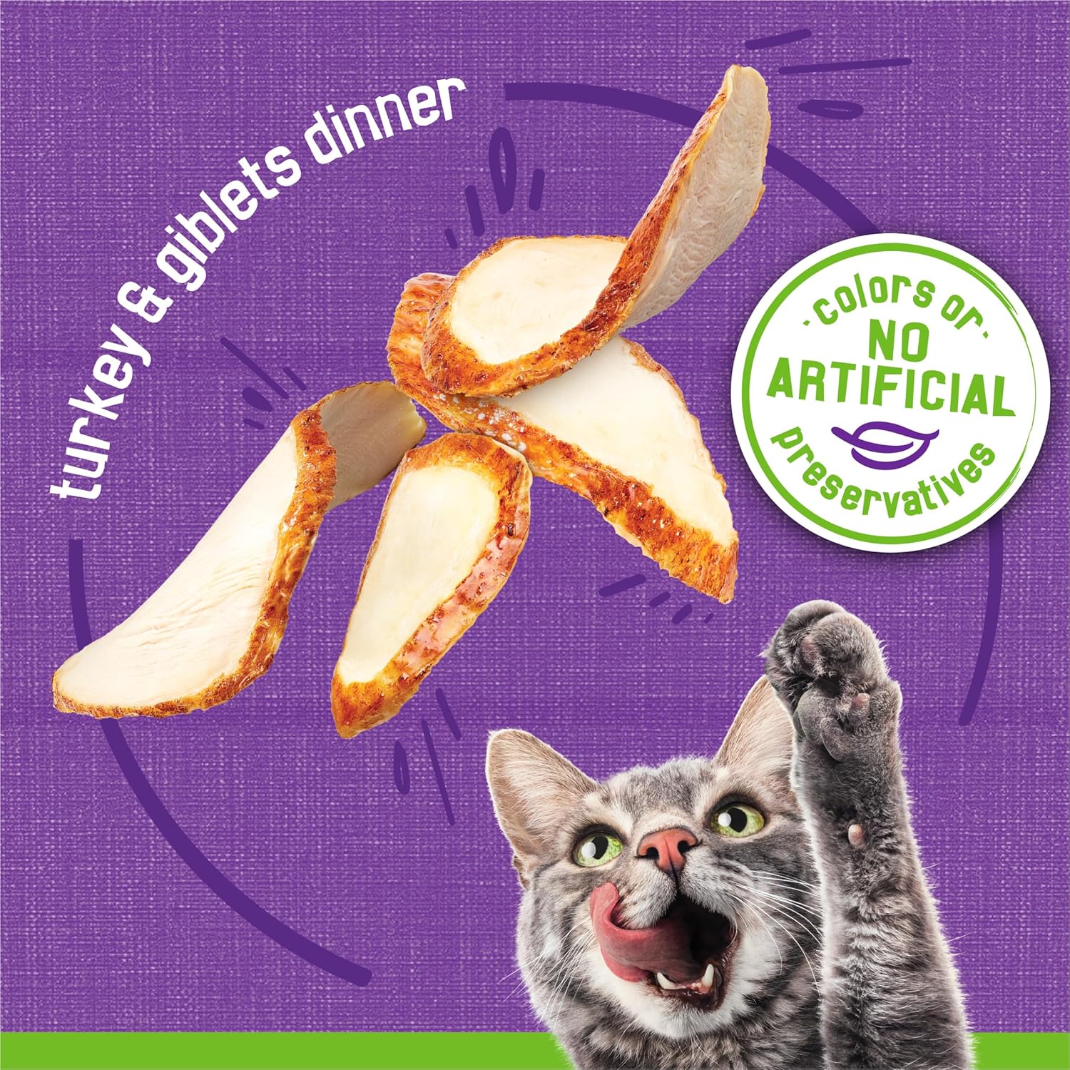 Purina Friskies Wet Cat Food Pate Turkey and Giblets Dinner - (Pack of 24) 5.5 oz. Cans - Image 3