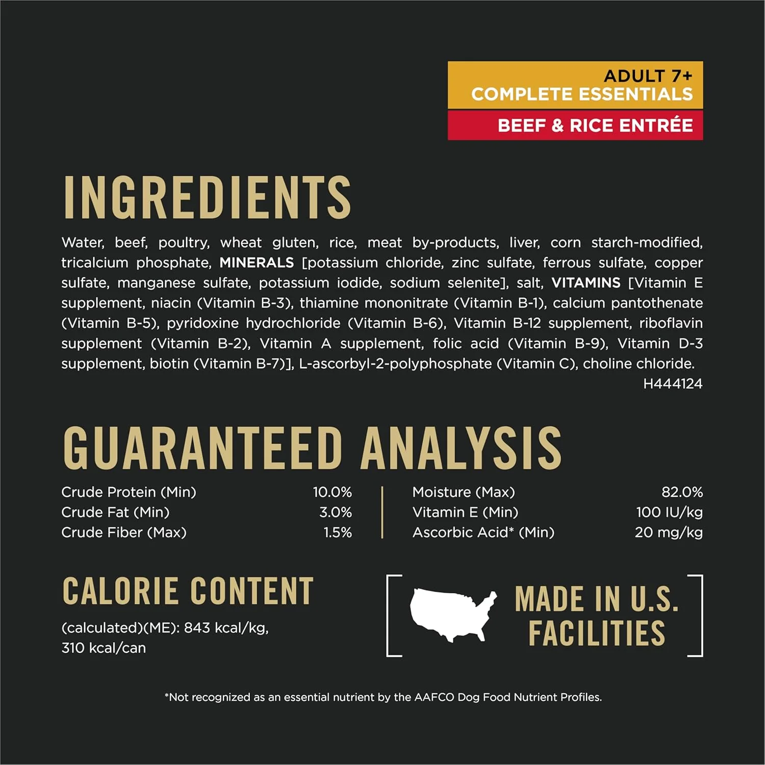 Purina Pro Plan 7+ Beef & Rice Morsels in Gravy Senior Dog Food - Image 10