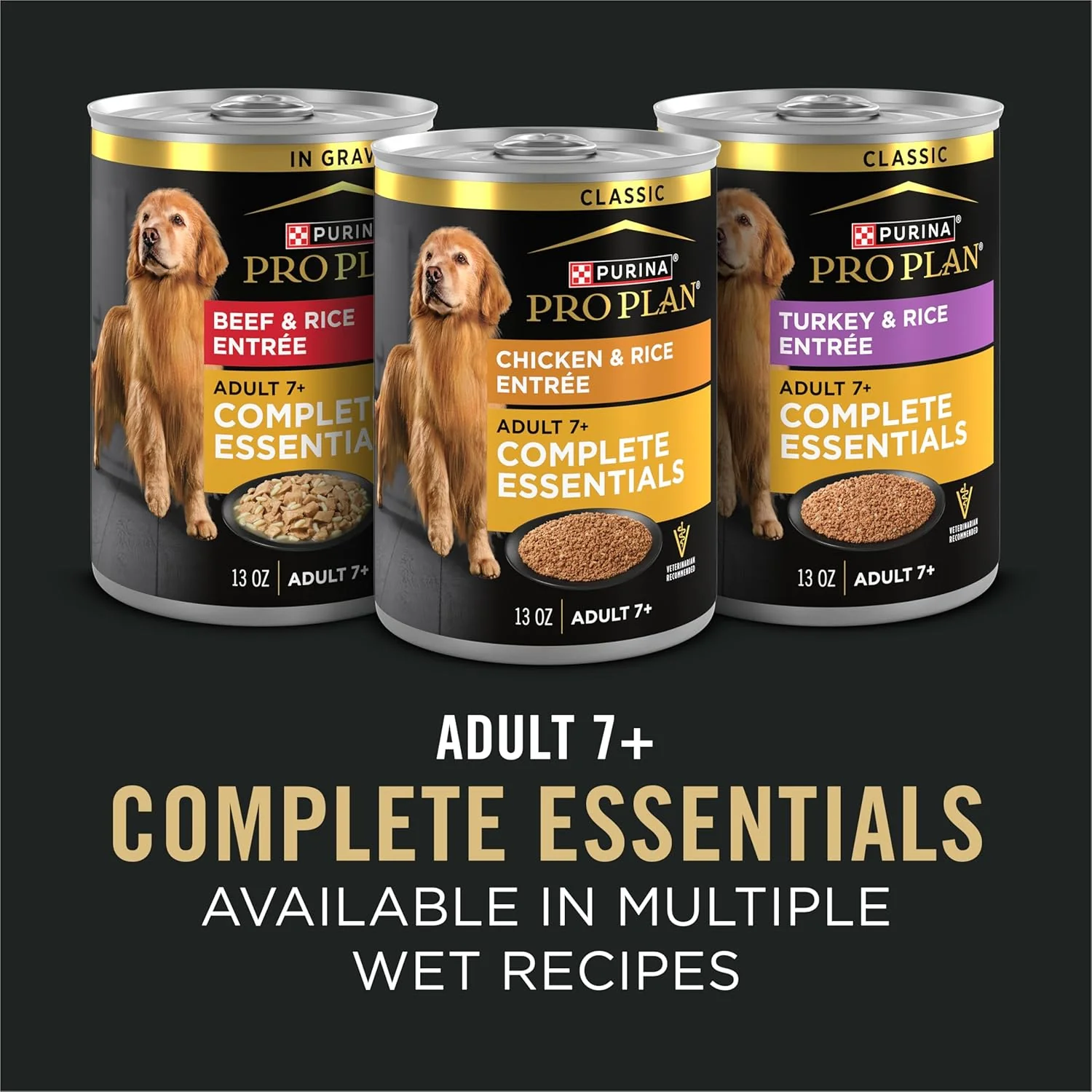 Purina Pro Plan 7+ Beef & Rice Morsels in Gravy Senior Dog Food - Image 11