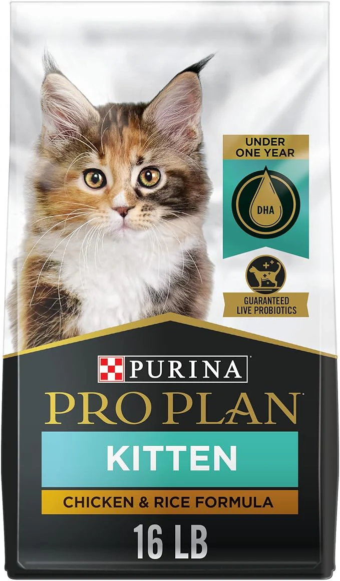 Purina Pro Plan With Probiotics, High Protein Dry Kitten Food, Chicken & Rice Formula - Image 2