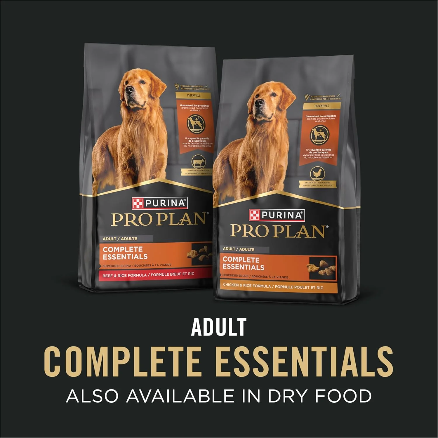 Purina Pro Plan Complete Essentials Chicken & Vegetable Slices in Gravy Dog 12 / 13 oz - Image 8