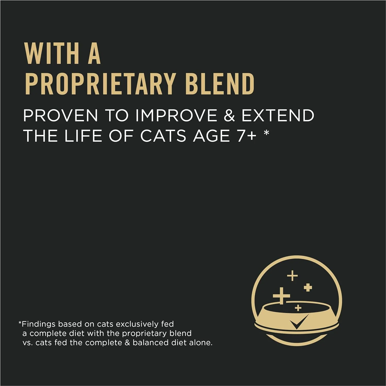 Purina Pro Plan Senior Cat Food With Probiotics for Cats, Chicken and Rice Formula - 3.2 lb. Bag - Image 4