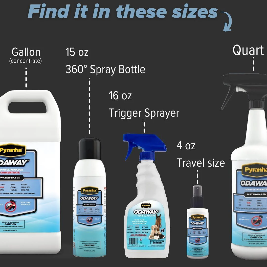 Pyranha Odaway Ready-to-Use Odor Eliminator Spray - Image 6