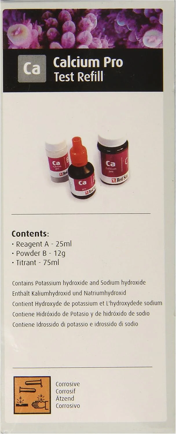 Red Sea Fish Pharm ARE21406 Reagent Calcium Pro Refill Kit for Aquarium, 75 Tests - Image 3