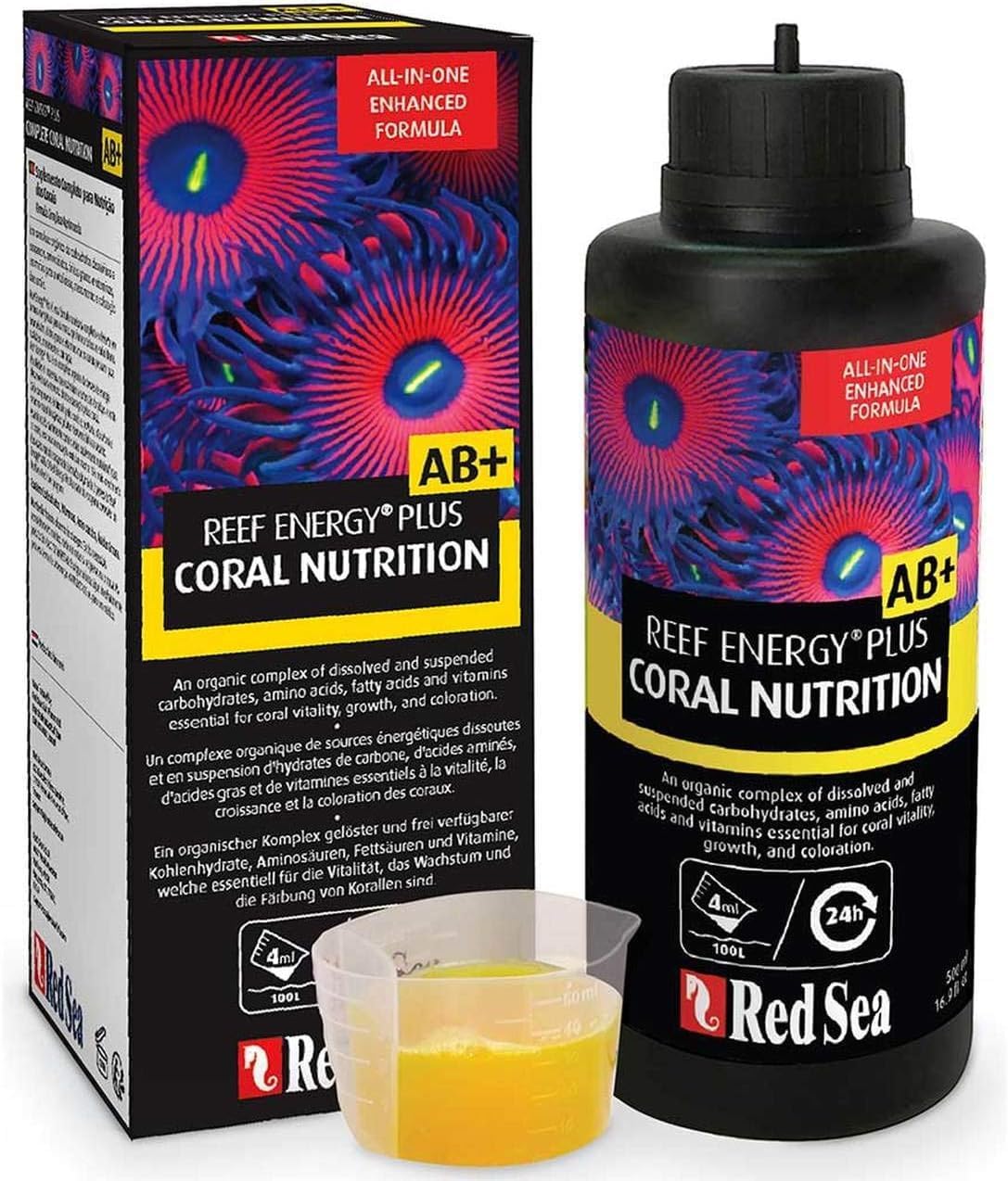 Red Sea Reef Energy Plus (AB+) All In One Coral Food for Saltwater Aquarium Marine Reef Tanks | Food for Soft, LPS, SPS, and Non-Photosynthetic Corals - Image 10