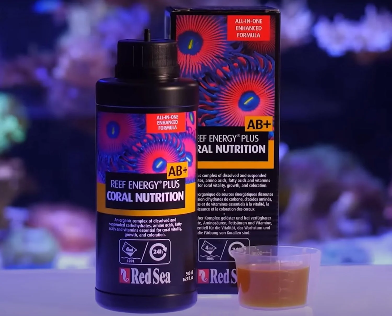 Red Sea Reef Energy Plus (AB+) All In One Coral Food for Saltwater Aquarium Marine Reef Tanks | Food for Soft, LPS, SPS, and Non-Photosynthetic Corals - Image 6