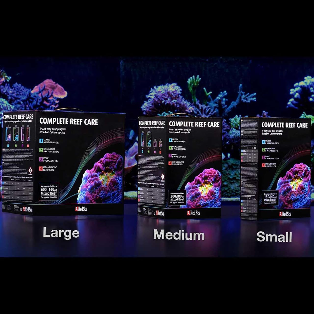 Red Sea Small 4-Part RCP Complete Reef Care Supplement Dosing System for Saltwater Mixed Reef Marine Aquariums for Optimal Coral Growth - Image 5