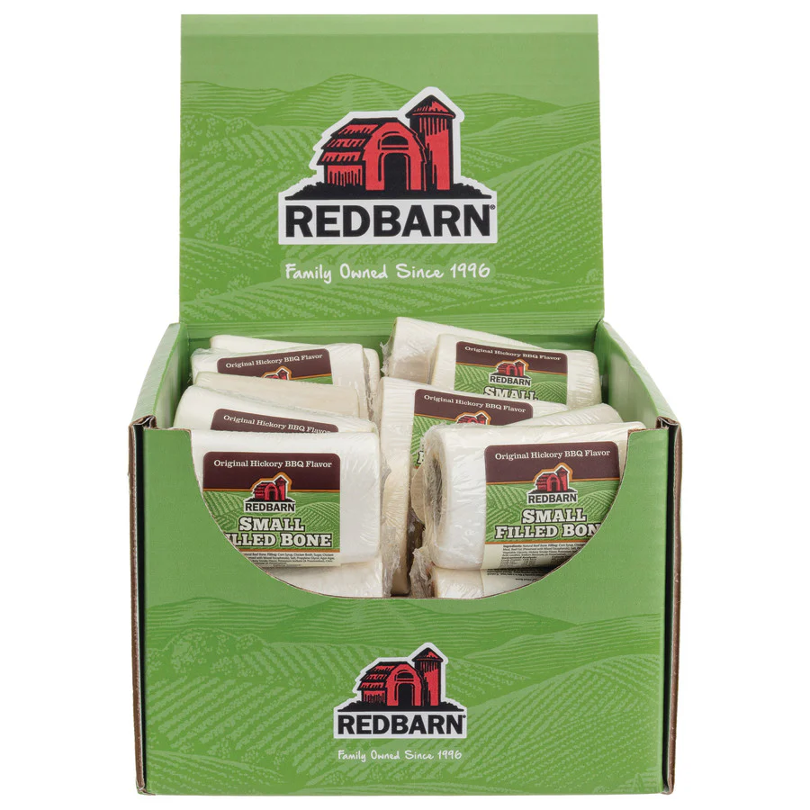 Redbarn Filled Bone Hickory BBQ Flavor 1 ea
