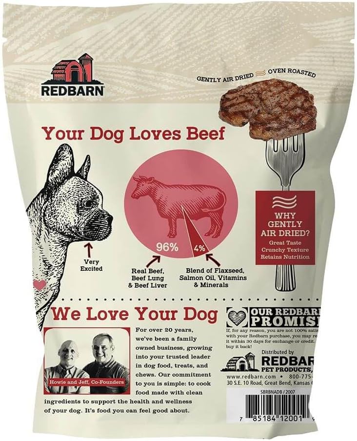 Redbarn Pet Products Air Dried Beef Recipe Trial Size, 2.5oz - Image 3