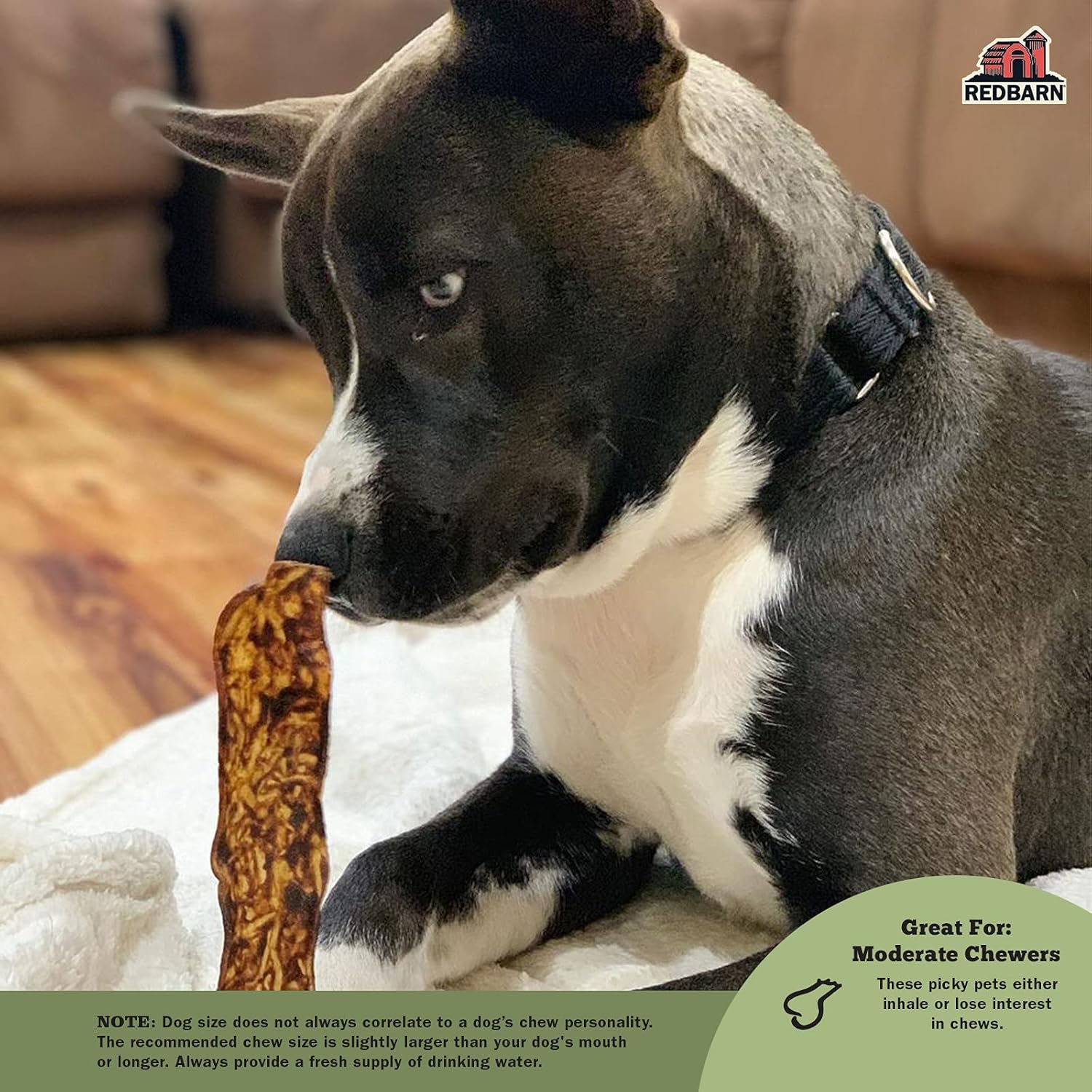 Redbarn Pet Products Bully Slices for Dogs Vanilla Natural Dental Treats 9-oz - Image 3
