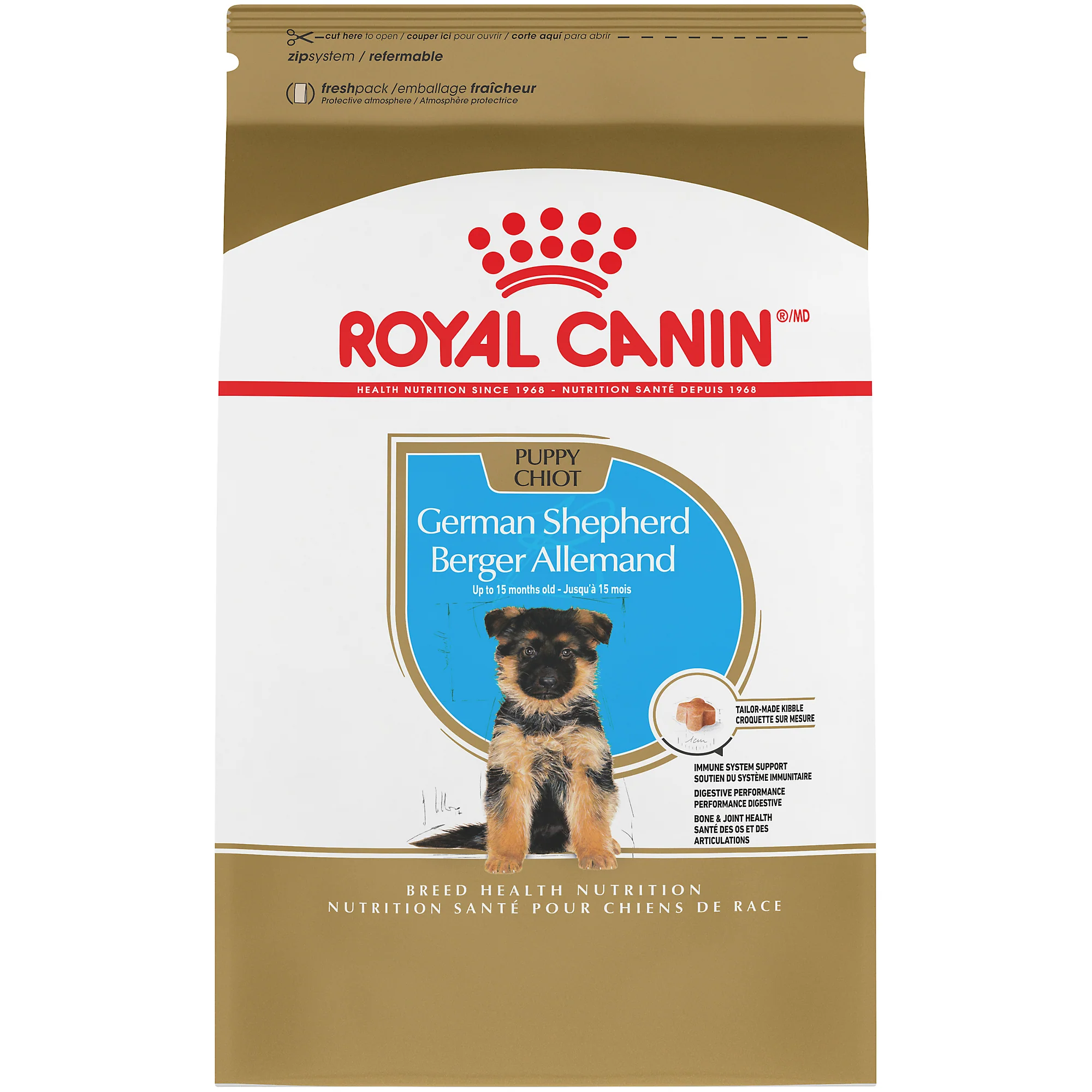 Royal Canin German Shepherd Puppy Breed Specific Dry Dog Food 30 lb.