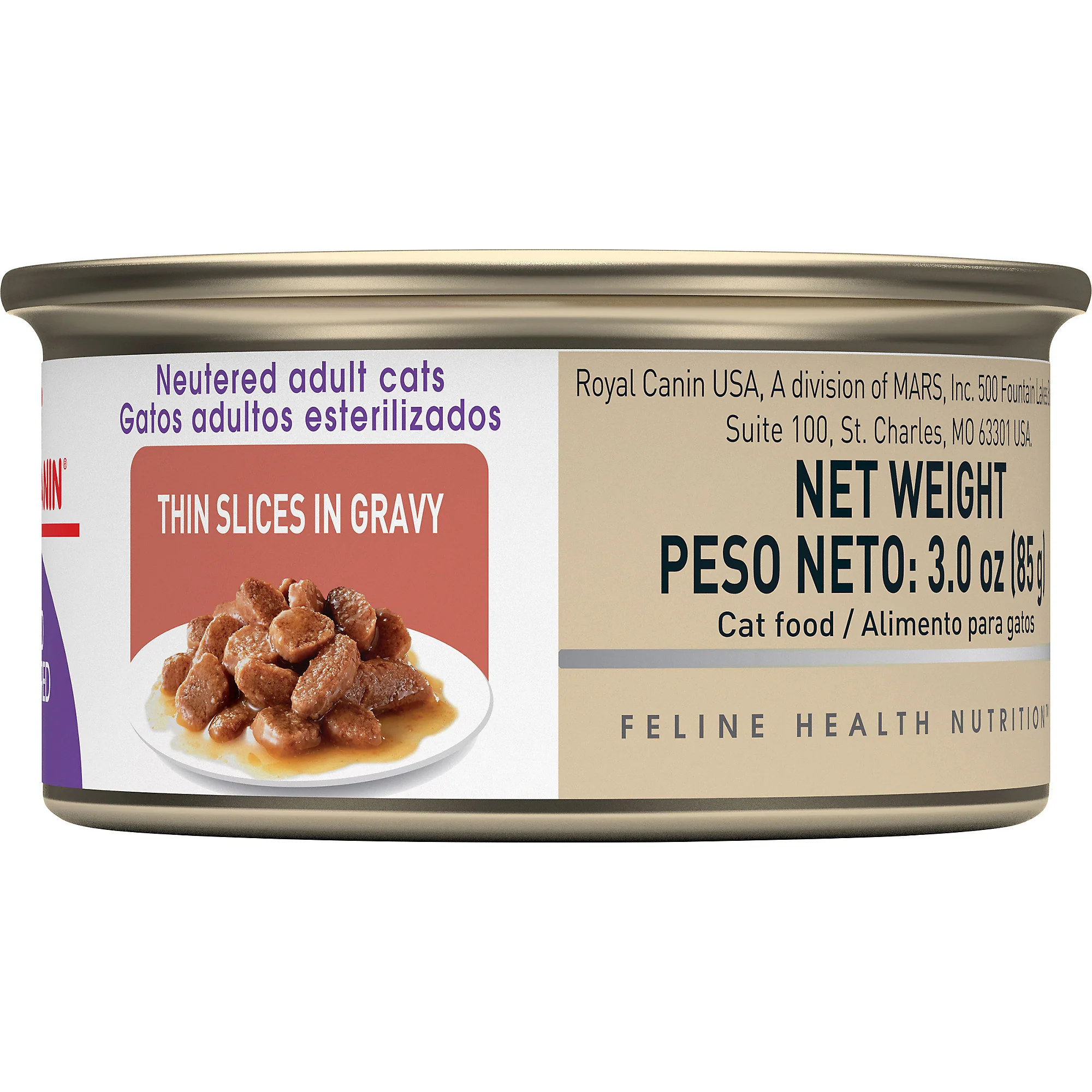 Royal Canin Feline Health Nutrition Spayed/Neutered Thin Slices In Gravy Canned Cat Food - Image 4