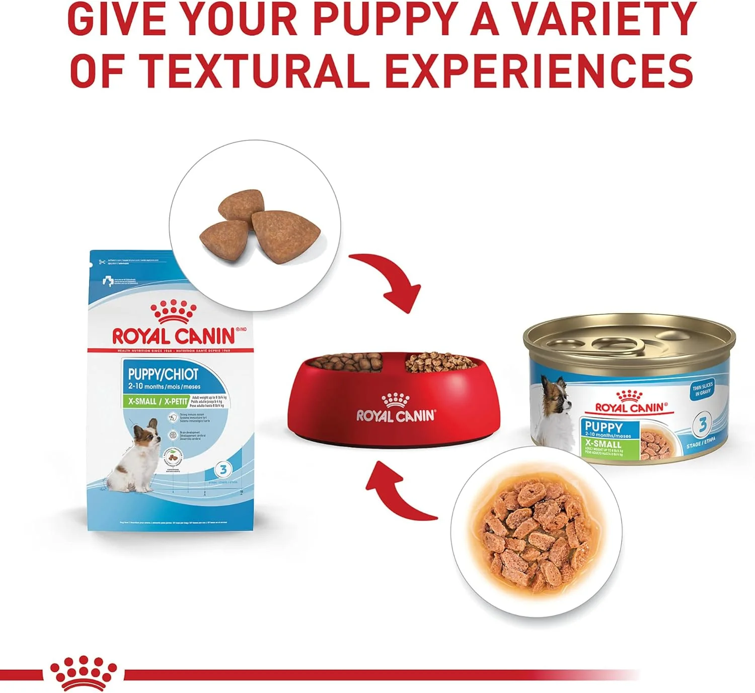 Royal Canin Size Health Nutrition X-Small Breed Dry Puppy Food, Supports Brain Development, Immune Support and Digestive Health - Image 7